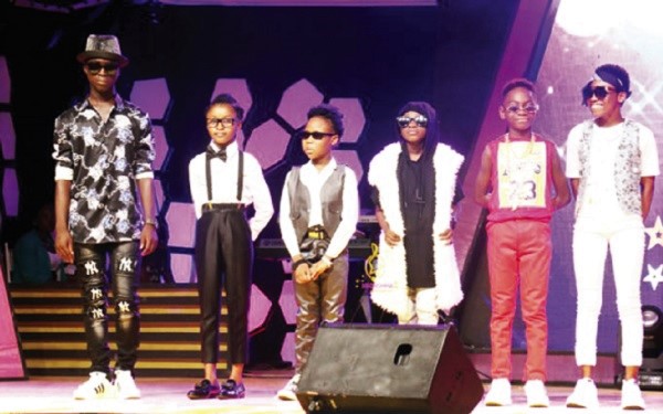 From Left; Stephen Nyameke, Aba Afrima Abaka, Queenmiracle Awinini, Grace Adom Sarkodie, Victor Twum Ampofo and Reneil Aboagye, finalists of Nsoromma Season II