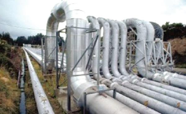 A gas pipeline facility
