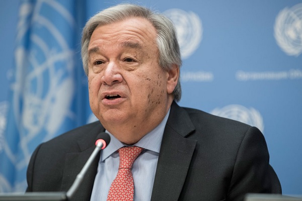 UN General Secretary, António Guterres