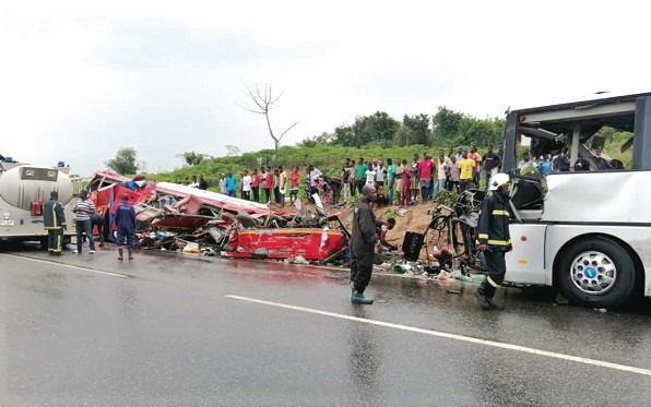 The fatal  accident at Dompoase