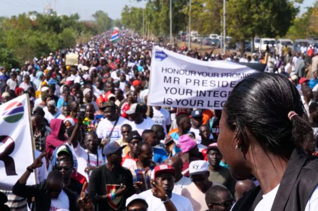 The Gambia bans group opposed to president