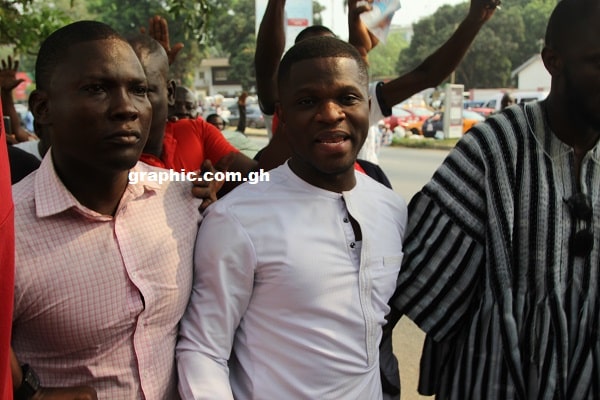 Sammy Gyamfi cautioned, granted bail