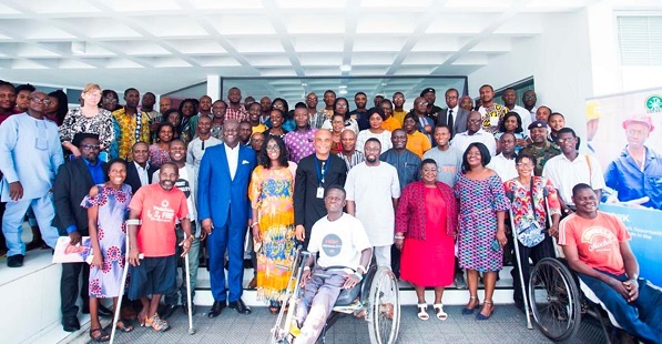 Participants with some dignitaries after the workshop.