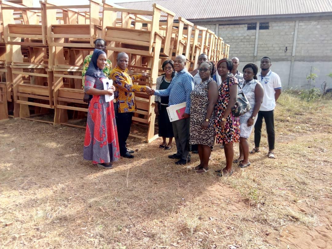 14 schools in Old Tafo Municipality receives dual desks