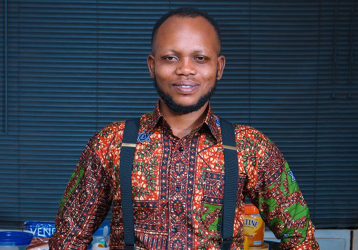The writer, Emmanuel Jewel Peprah Mensah