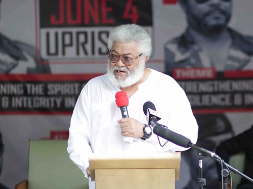 Former President Jerry John Rawlings