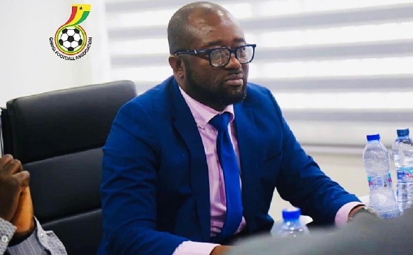 Caption:  Mr Mark Adoo, chairman of GFA Finance Committee
