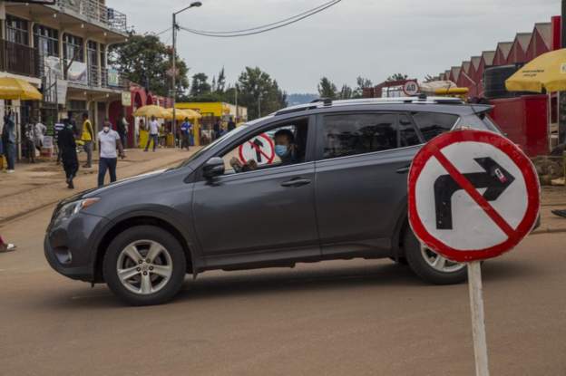 The government re-introduced a two-week lockdown in parts of the capital Kigali