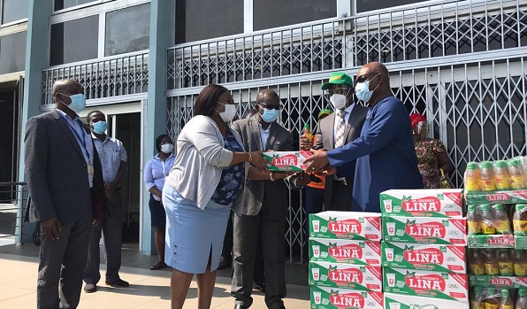 M.Y Caesar Company Limited presents immune boosters to Parliament House