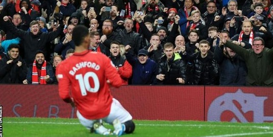 Rashford has scored 21 goals for Manchester United this season