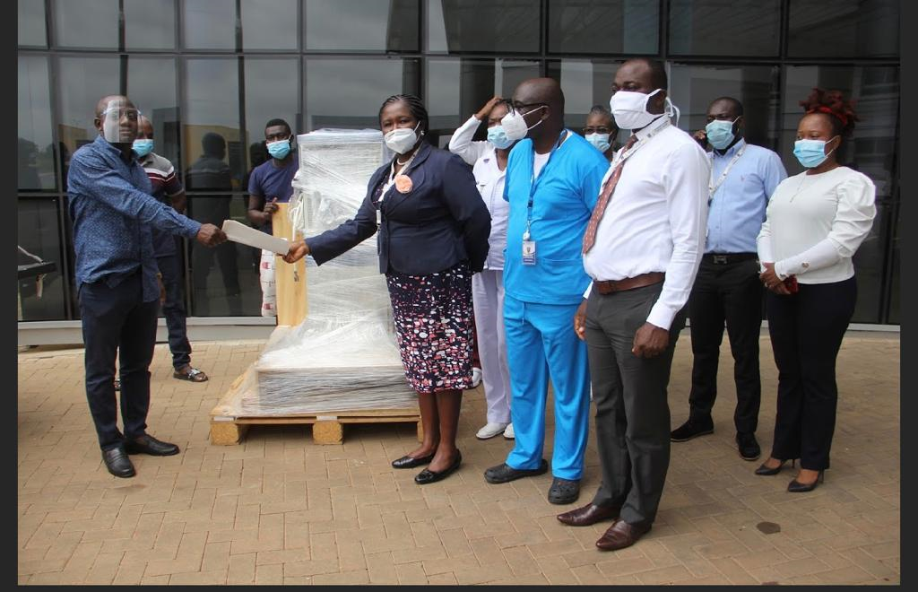 COVID-19: Ibrahim Mahama donates anaesthetic machine to UGMC