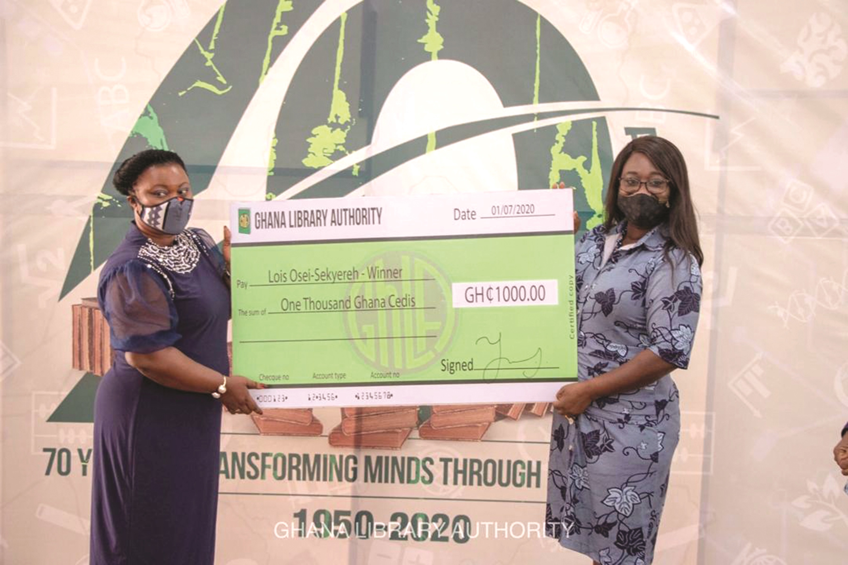  Winners of  Short Story Writing Challenge receive prizes 