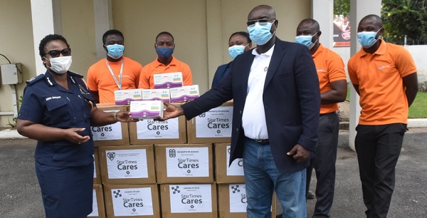 COVID-19: StarTimes donates 10,000 face masks to Police