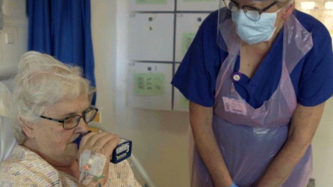  Kaye Flitney is one of 75 people enrolled in the clinical trial 