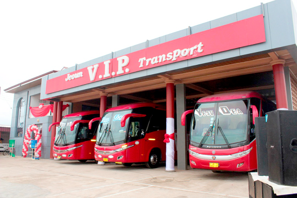 The new VIP bus terminal in Sunyani