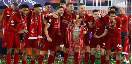 Liverpool were crowned 2019-20 Premier League champions