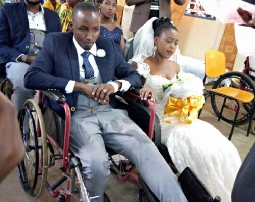 Bride proceeds with wedding after accident cripples groom
