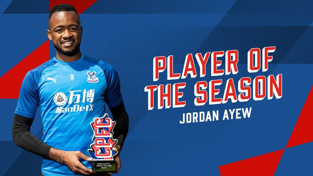 Jordan Ayew sweeps Crystal Palace Club Awards