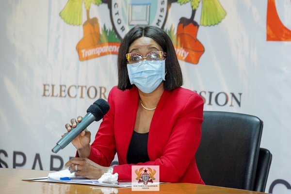 Electoral Commissioner (EC), Mrs Jean Mensa