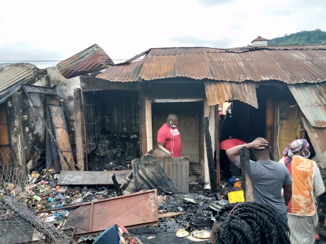 Fire guts parts of Koforidua Central Market