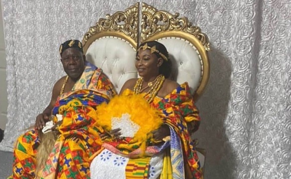 Kyeiwaa's traditional marriage comes off