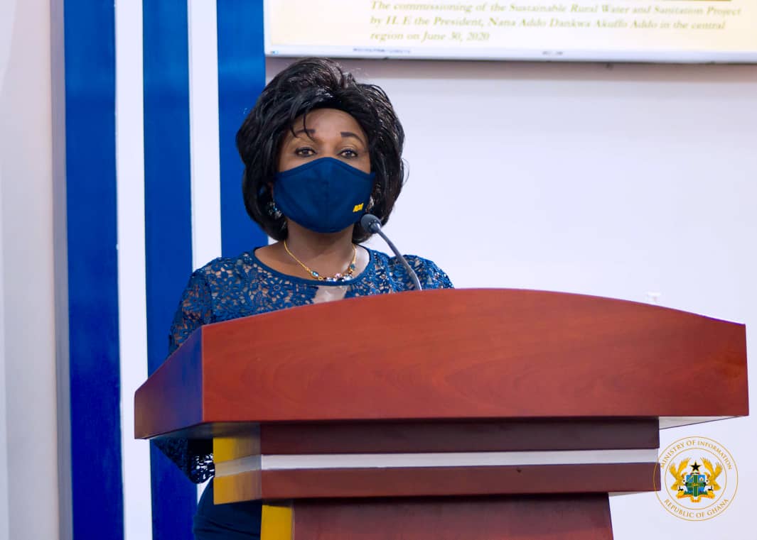 Ms Cecilia Abena Dapaah, Minister of Sanitation and Water Resources