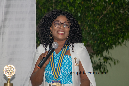 Emenefa E. Agbosu President of Rotary Club of Winneba