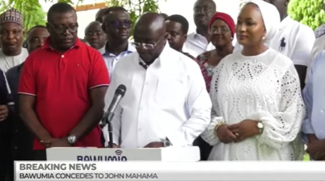 Dr Bawumia concedes defeat to John Mahama in Ghana's 2024 Presidential Election 