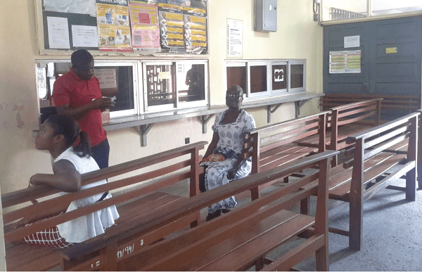 Many of the out patient departments (OPD) in the public health facilities are empty