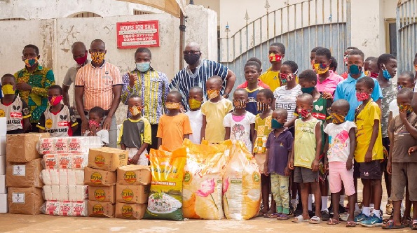 The Asoba Foundation receiving the items