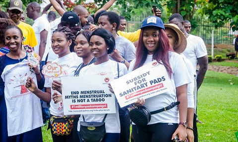 Remove tax on pads