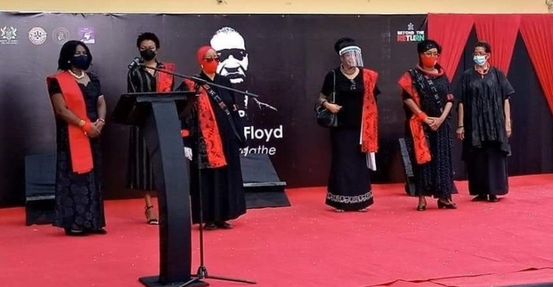 Ghana holds memorial service for George Floyd