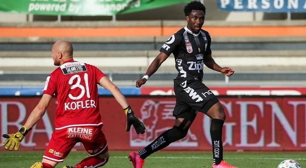 VIDEO: Samuel Tetteh notches sixth league goal in Austria