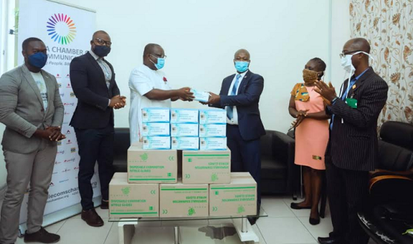 Ghana Chamber of Telecommunications donates to National Ambulance Service