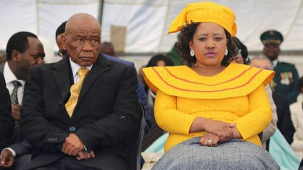 Thomas Thabane and Maesaiah Thabane appeared in public together shortly after his ex-wife's murder in 2017