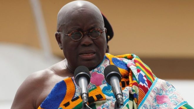 Ghana's President Nana Akufo-Addo sent a message of condolence to George Floyd's family