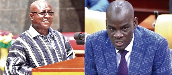 Mr Osei Kyei-Mensah-Bonsu (left) Mr Haruna Iddrisu (right)