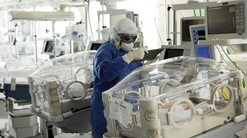 The babies are being kept in an isolation ward, similar to this one in Toluca, central Mexico. CREDIT: BBC