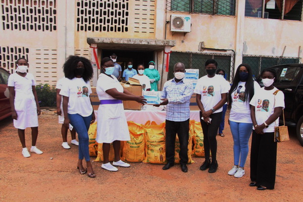 Rawlings @ 73 – Presents PPE, relief items to less privileged