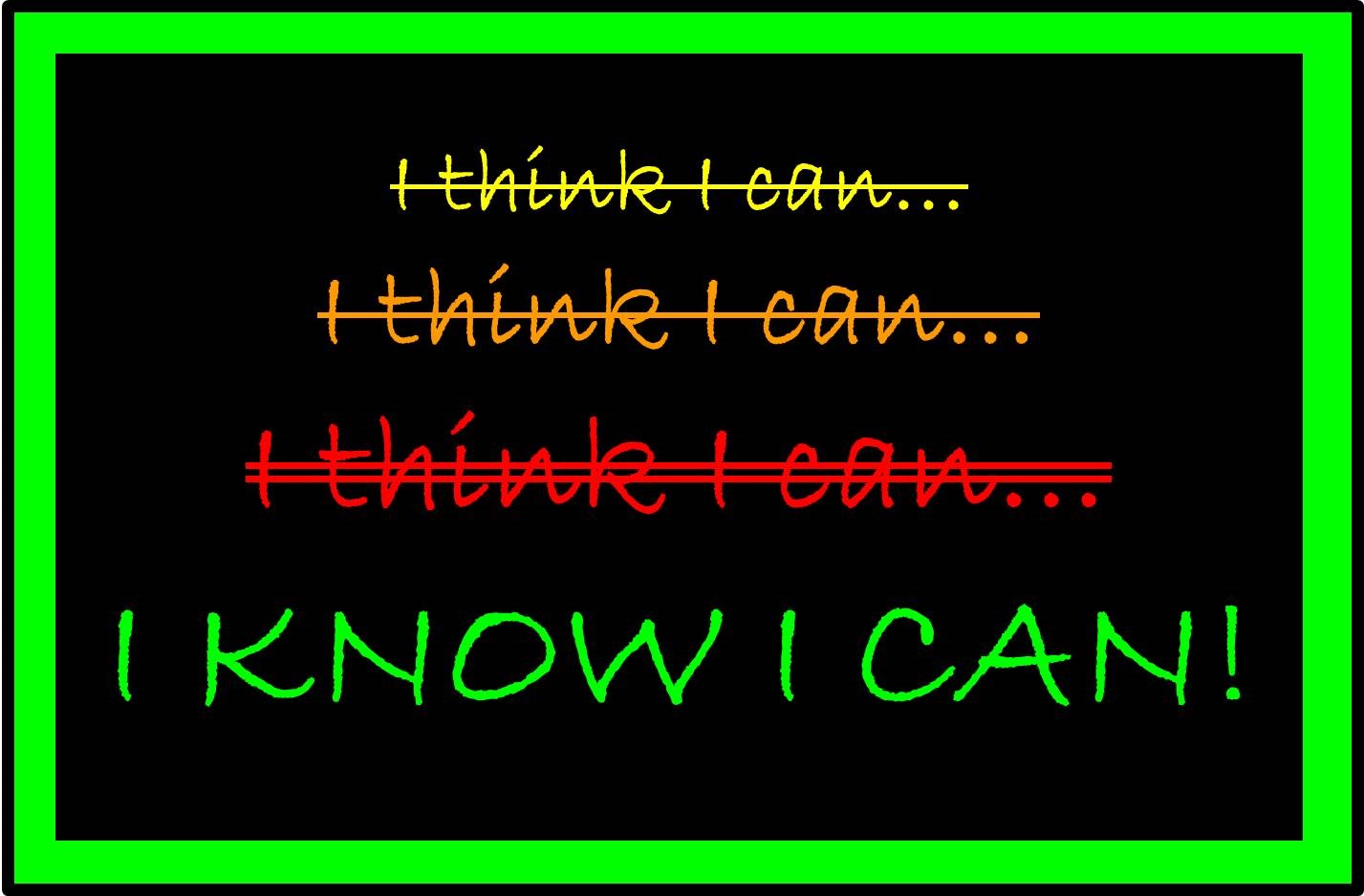 How can I be confident?