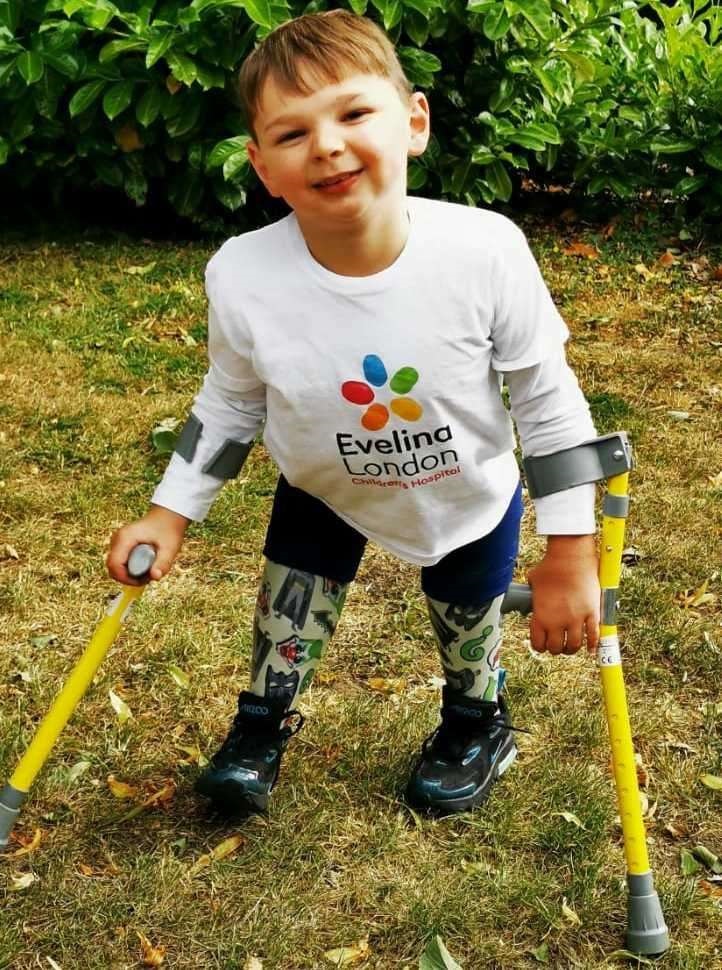 Five-year-old British double amputee raises one million pounds