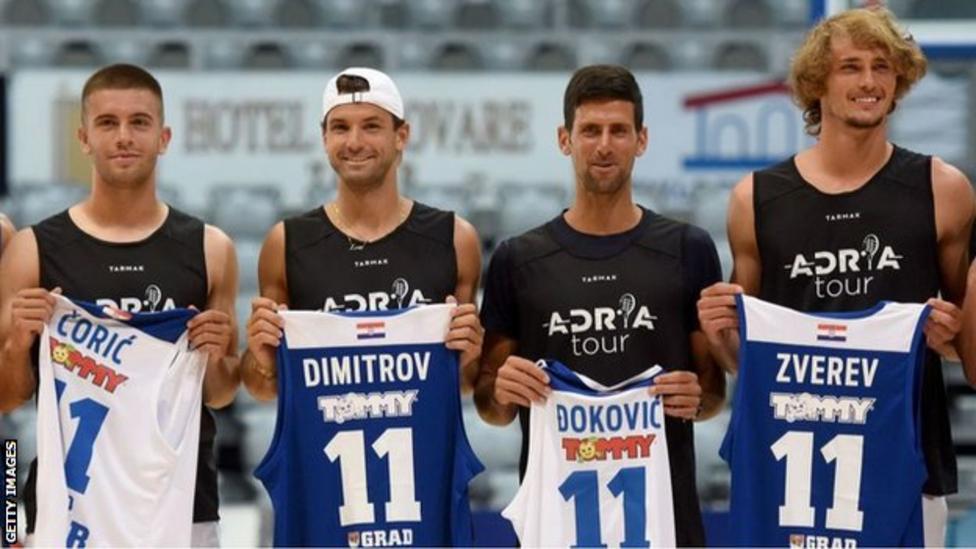 Djokovic and Dimitrov are among the tennis players to have tested positive for coronavirus.