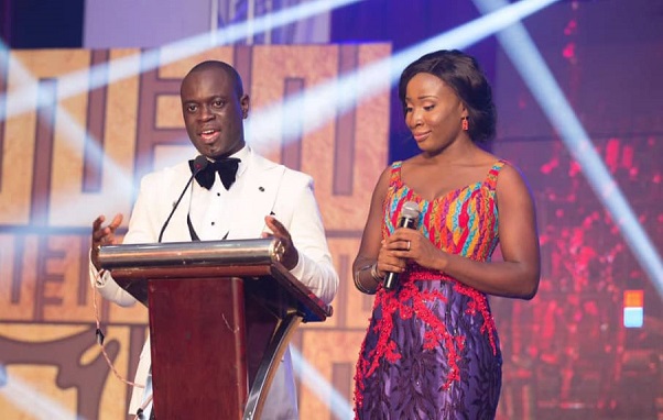 Nathaniel Attoh and Naa Ashorkor are hosts of EMY Africa Awards