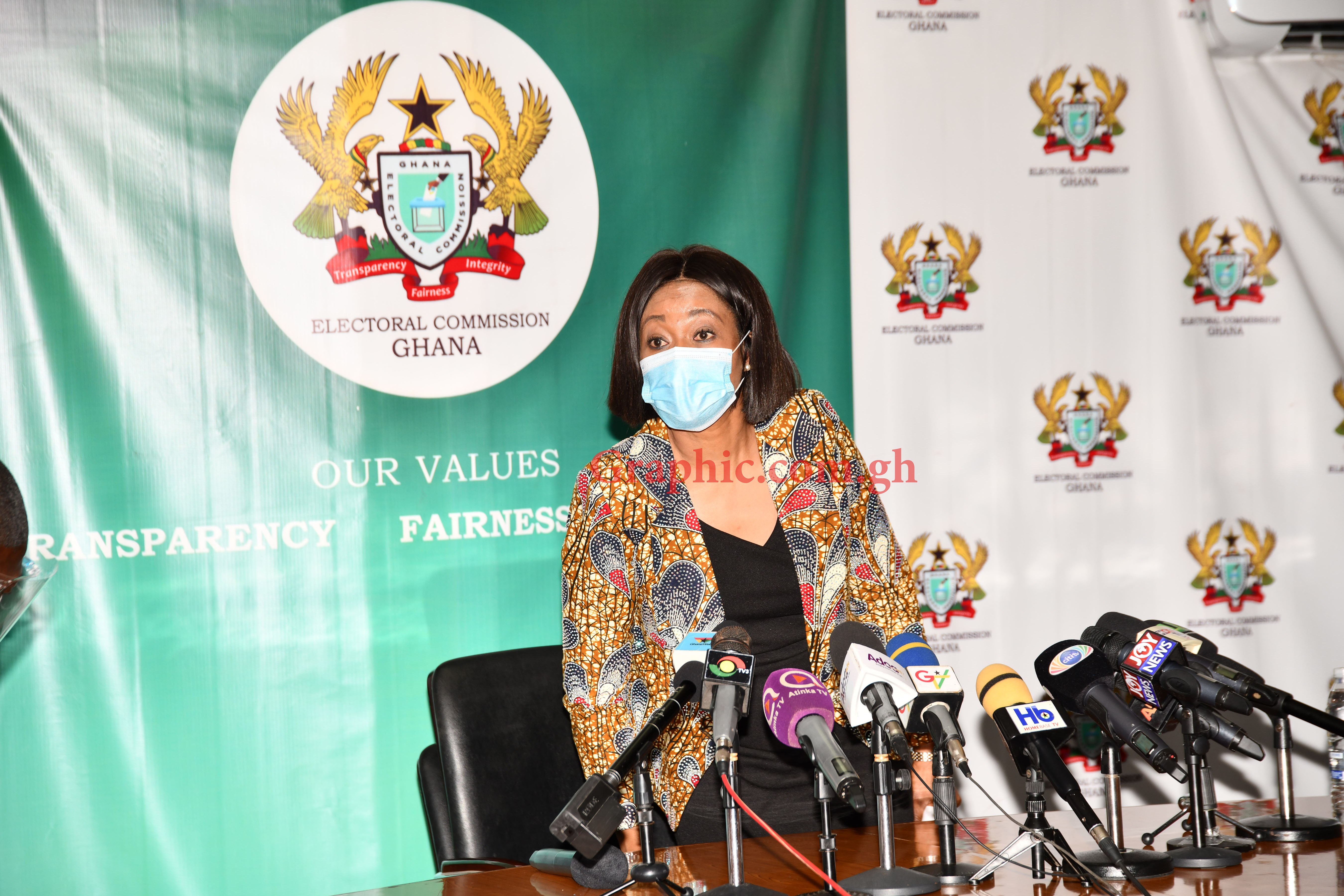 EC Chairperson, Mrs Jean Mensa