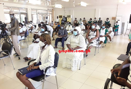 COVID-19: recovered frontline health workers in Upper East return to work