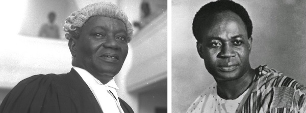  Dr J. B. Danquah(left), Dr Kwame Nkrumah(right)
