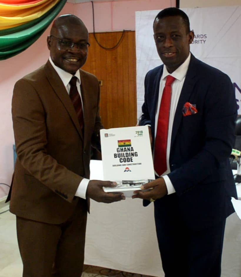 GSA presents copies of Ghana Building Code to MMDAs