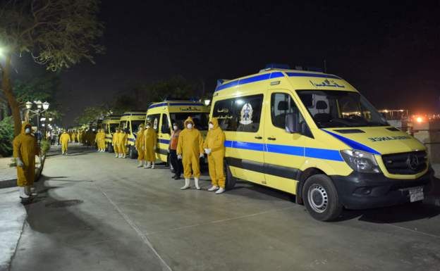 Egypt records first coronavirus death in Africa