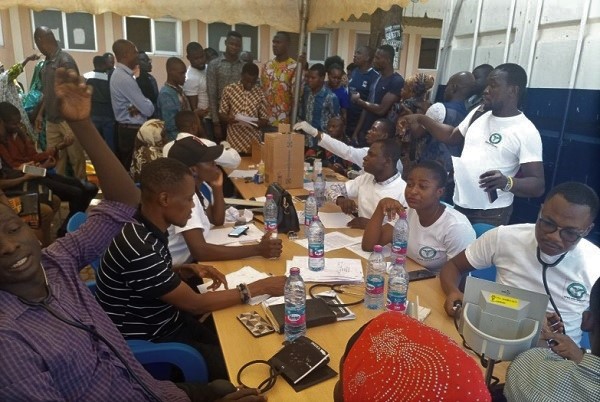  Some residents of Tamale being screened to commemorate this year's World Kidney Day 