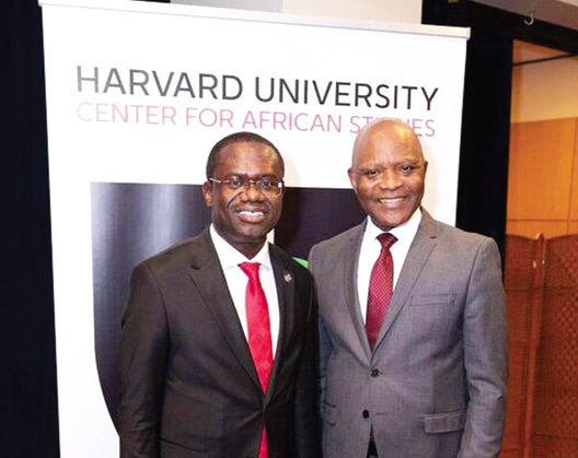 Dr Joseph Agyepong with Dr John Nkengasong, CDC Africa Director